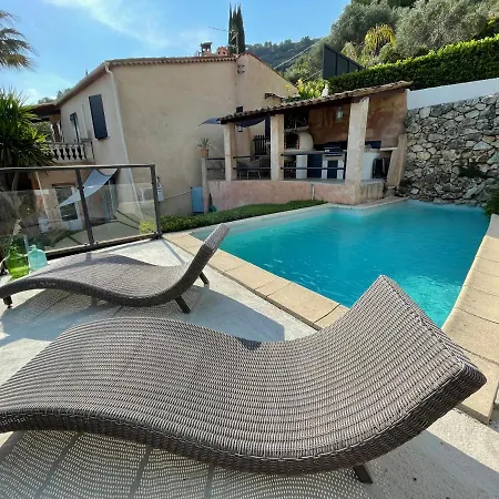 Charmant rez de villa en provence Le Tignet Extérieur photo